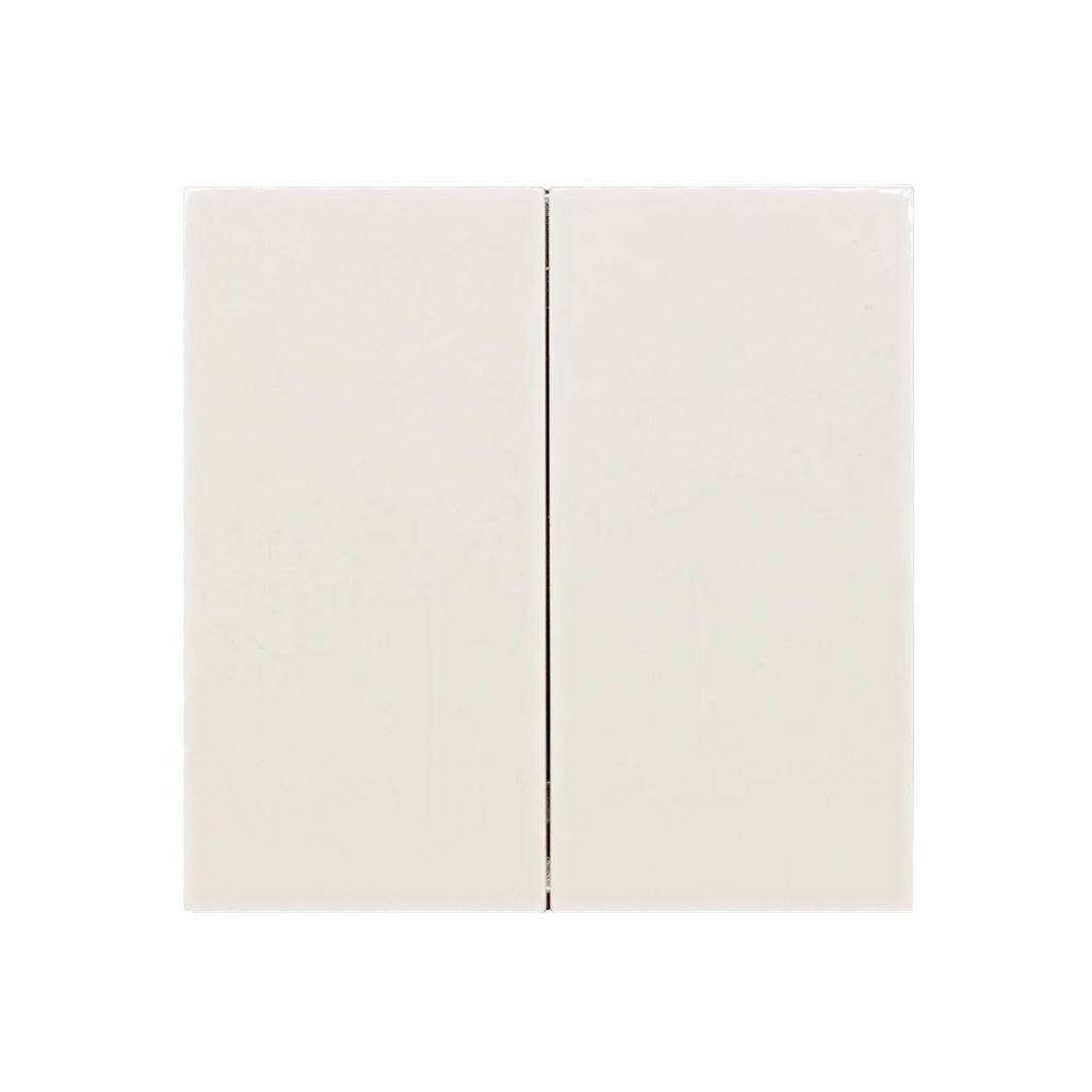 Выключатель двойной Lezard Zima 704-9088-101QC встраиваемый, слоновая кость