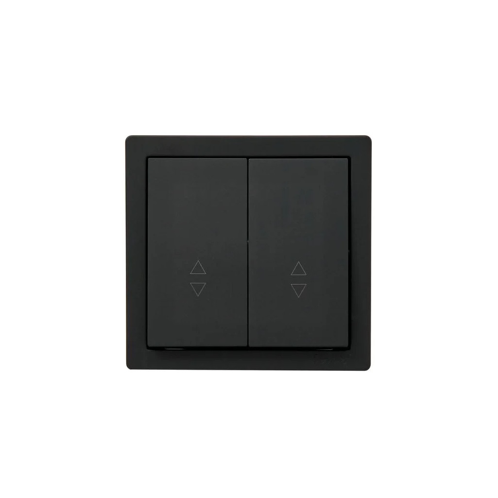 Выключатель проходной двойной Lezard Leto 752-4200-106 накладной, черный бархат