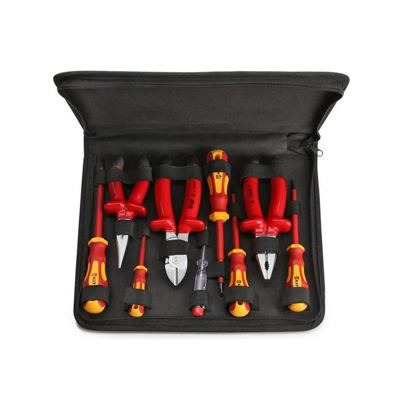 Набор диэлектрического инструмента КВТ Эксперт НИИ-19 73302  9 предметов