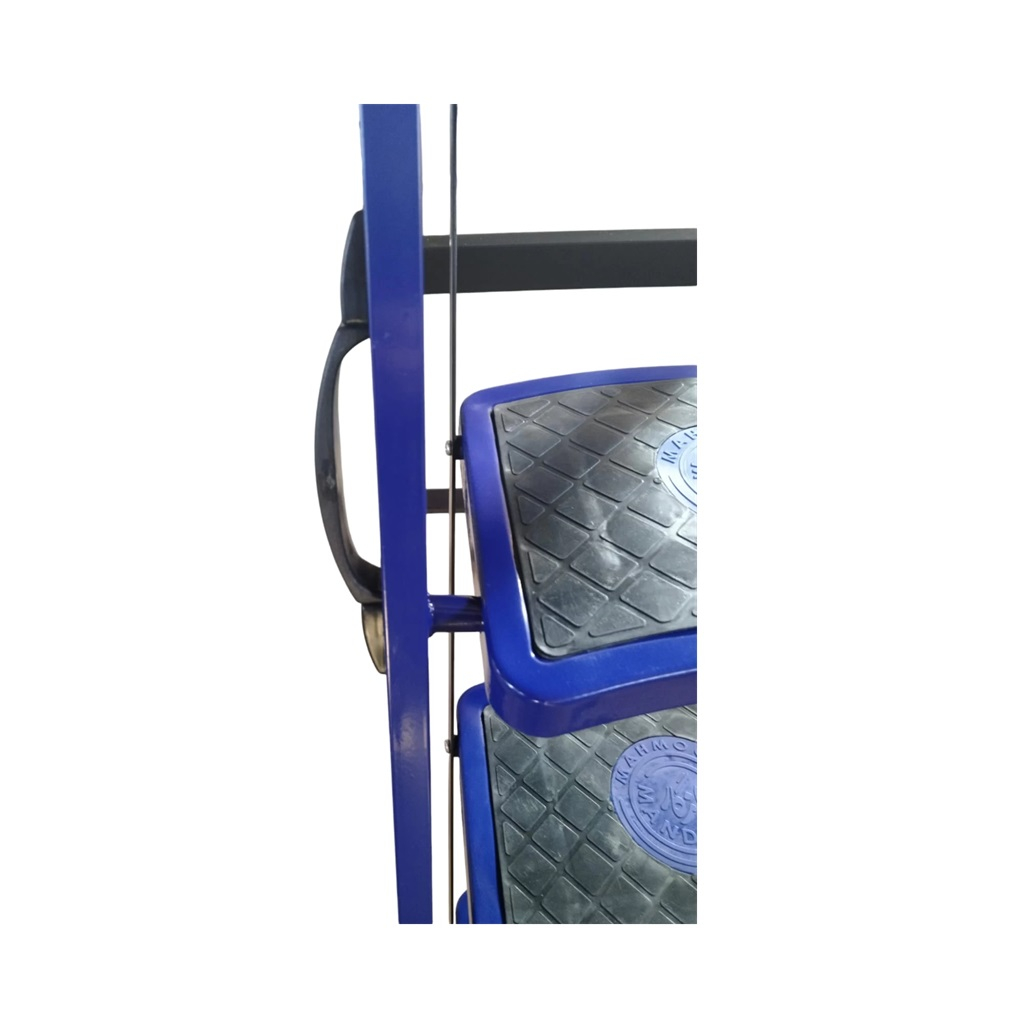 Лестница-стремянка Mandegar Sama, 5 ступеней, , 1 секция, стальная, синяя 