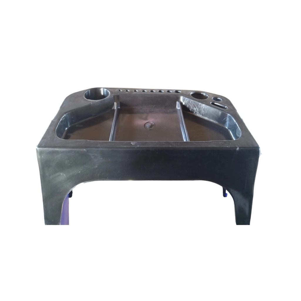 Лестница-стремянка Mandegar Sama, 5 ступеней, , 1 секция, стальная, синяя 