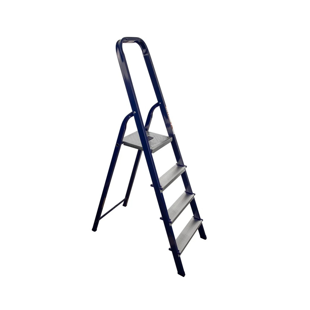 Лестница-стремянка Алюмет, 4 ступени, 1 секция, стальная, нагрузка до 150 кг