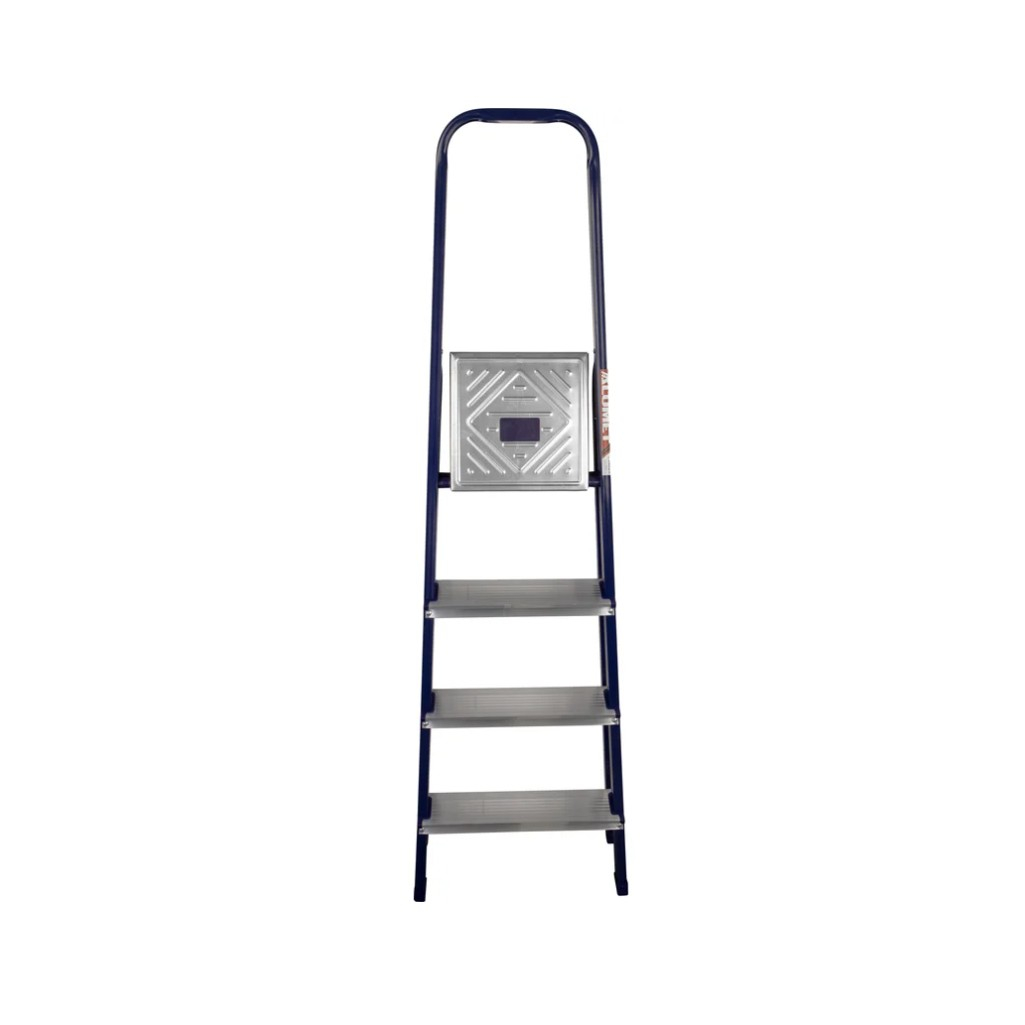 Лестница-стремянка Алюмет, 4 ступени, 1 секция, стальная, нагрузка до 150 кг