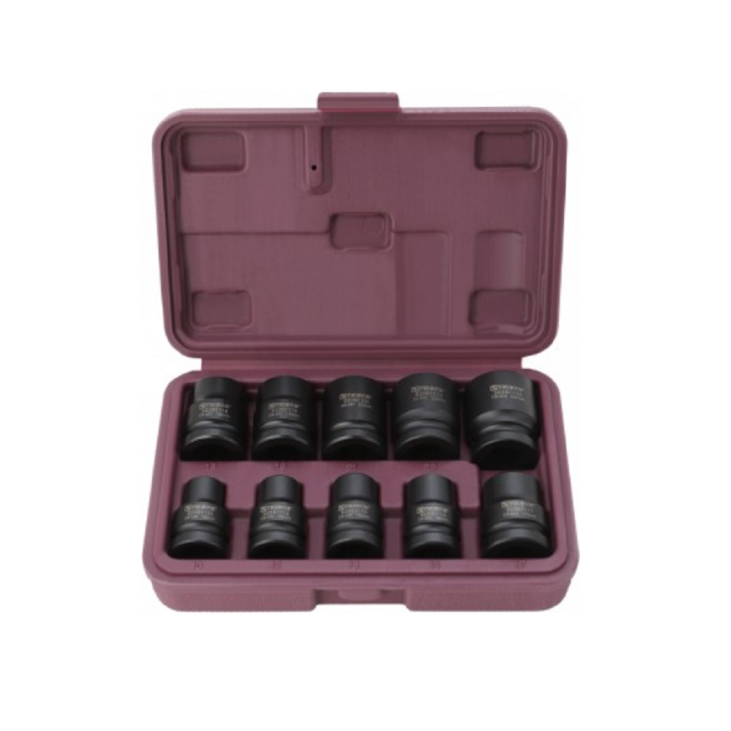 Набор головок ударных Thorvik S23S1110S, универсальный, 10-24 мм, 10 предметов