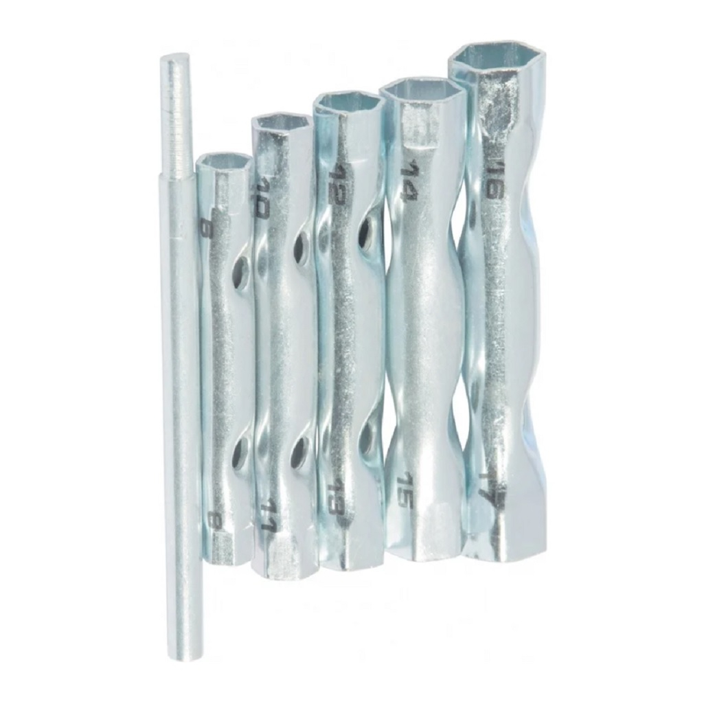 Набор ключей трубчатых Sparta 137405 6 шт, 8x17 мм, вороток, оцинкованные