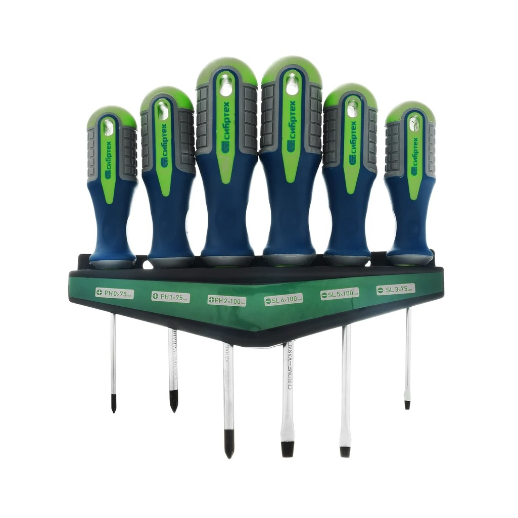 Набор отверток Сибртех 6 предметов 13374