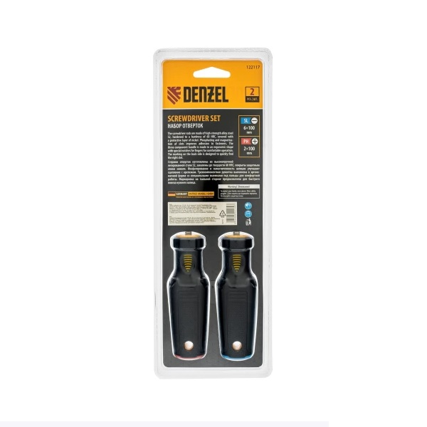 Набор отверток DENZEL 2шт 122117