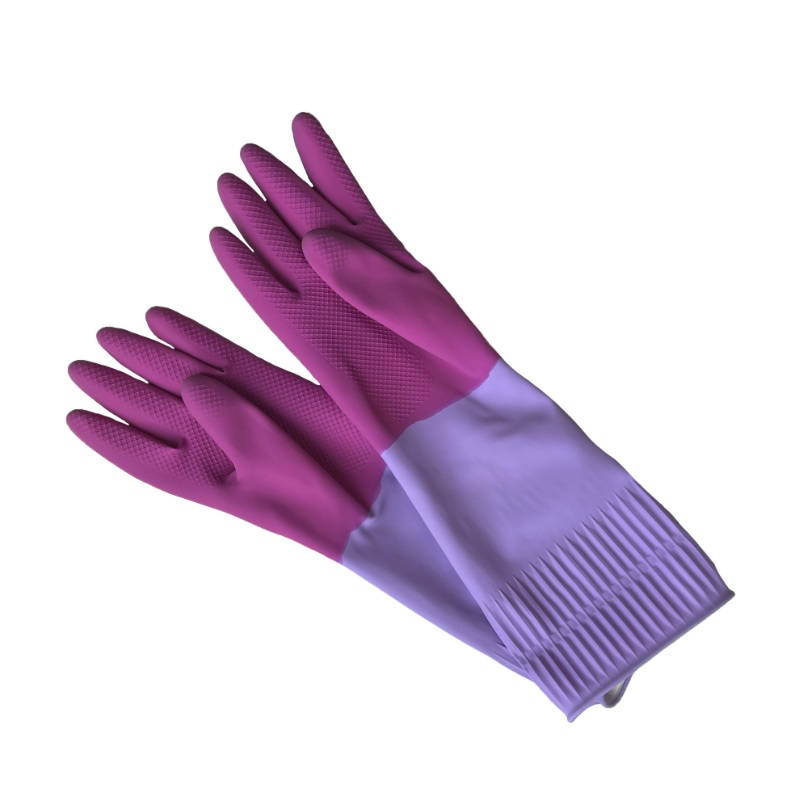 Перчатки York Rosie резиновые латексные, с хлопковым напылением, ароматизированные, размер S