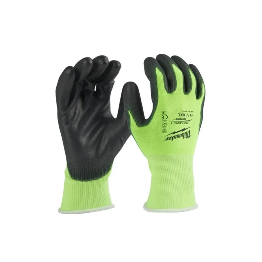 Перчатки сигнальные Milwaukee Cut Level A, сопротивление порезам 1, XХL/11, 4932479920