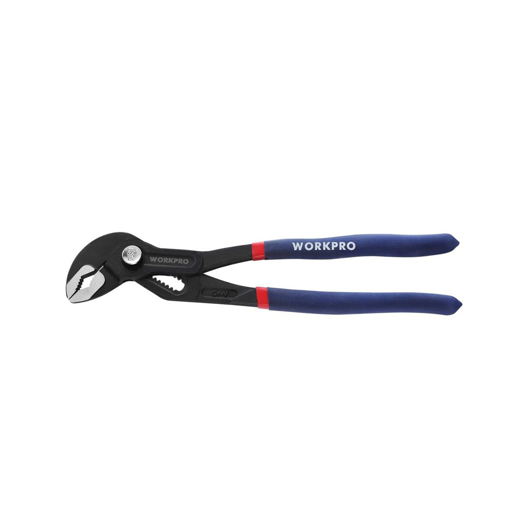 Клещи переставные Workpro WP231156 с кнопкой быстрой регулировки, сталь, 300 мм