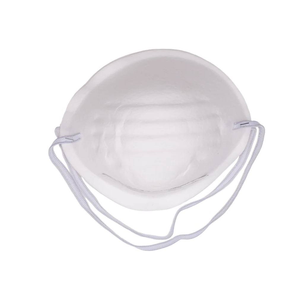 Маска защитная Политех 7010002 универсальная, пластик, белая, 10 шт