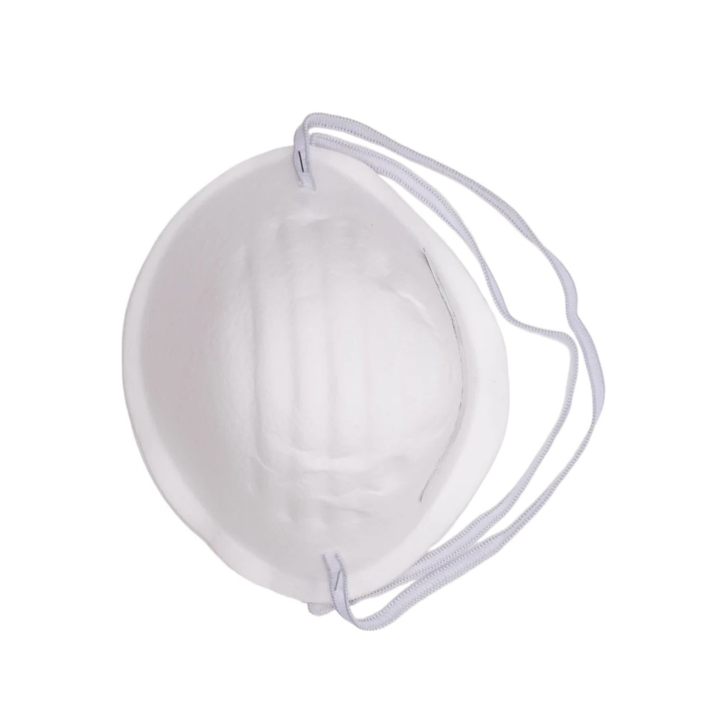 Маска защитная Политех 7010002 универсальная, пластик, белая, 10 шт