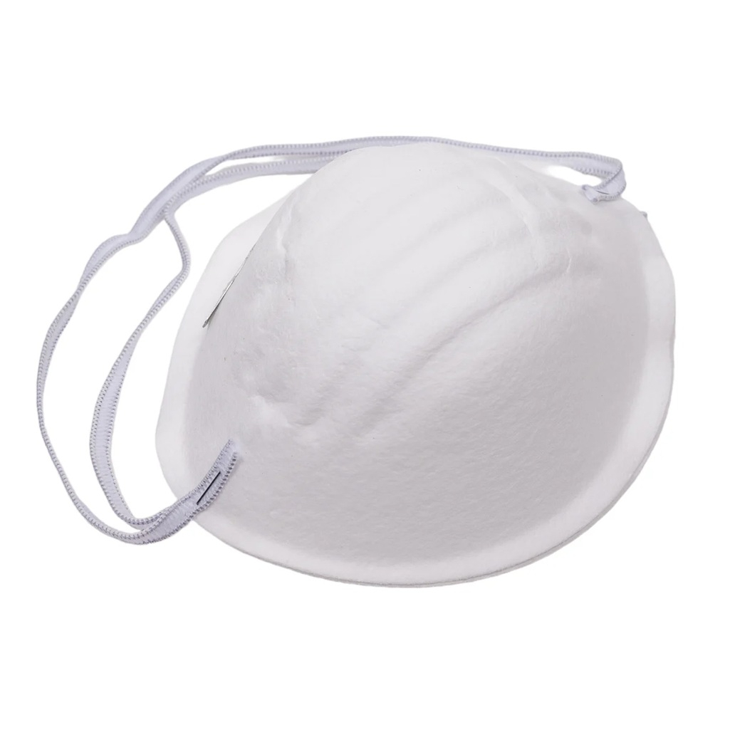 Маска защитная Политех 7010002 универсальная, пластик, белая, 10 шт