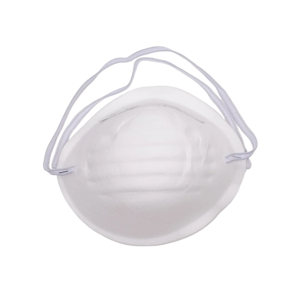 Маска защитная Политех 7010002 универсальная, пластик, белая, 10 шт