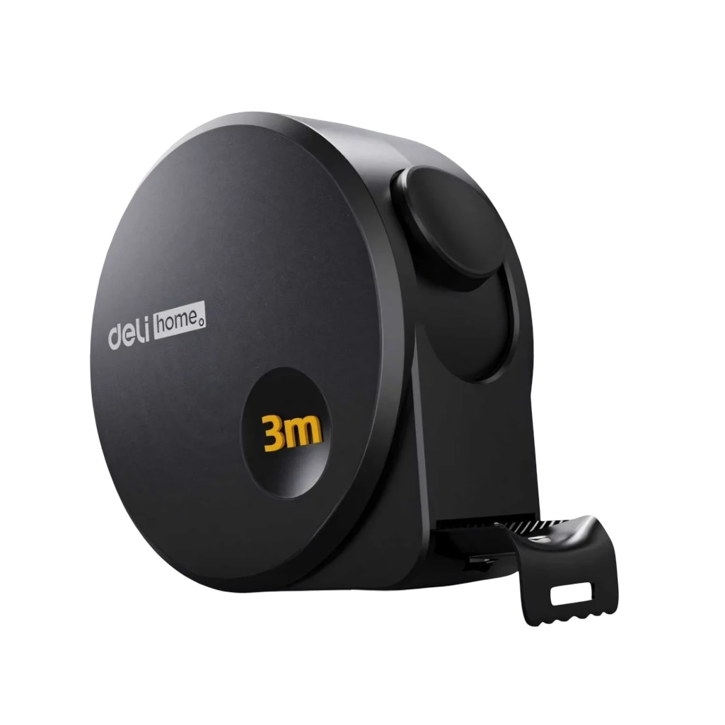 Рулетка измерительная Home Series Black Deli, 3мх16мм, эксклюзивный дизайн, высококачественный корпус, HT8316