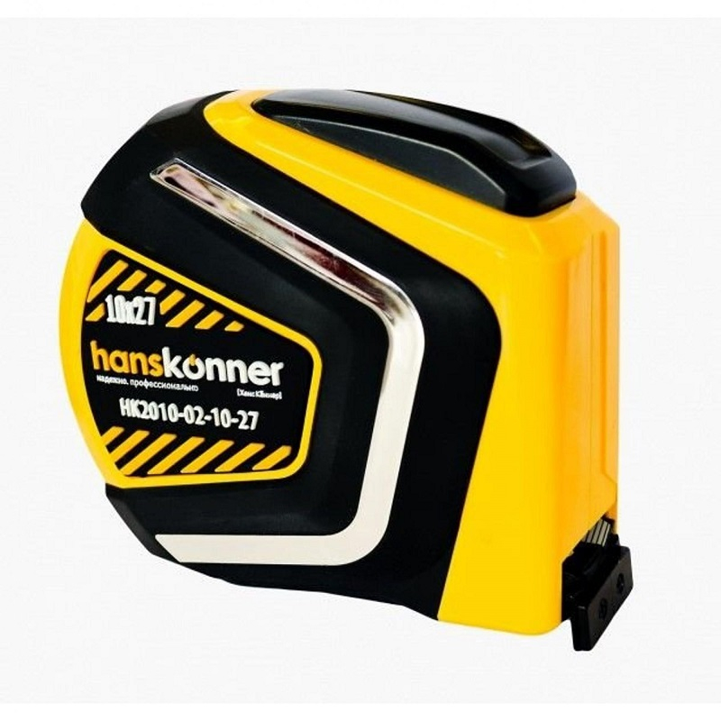 Рулетка Hanskonner 10 м х 27 мм Супер магнит автостоп