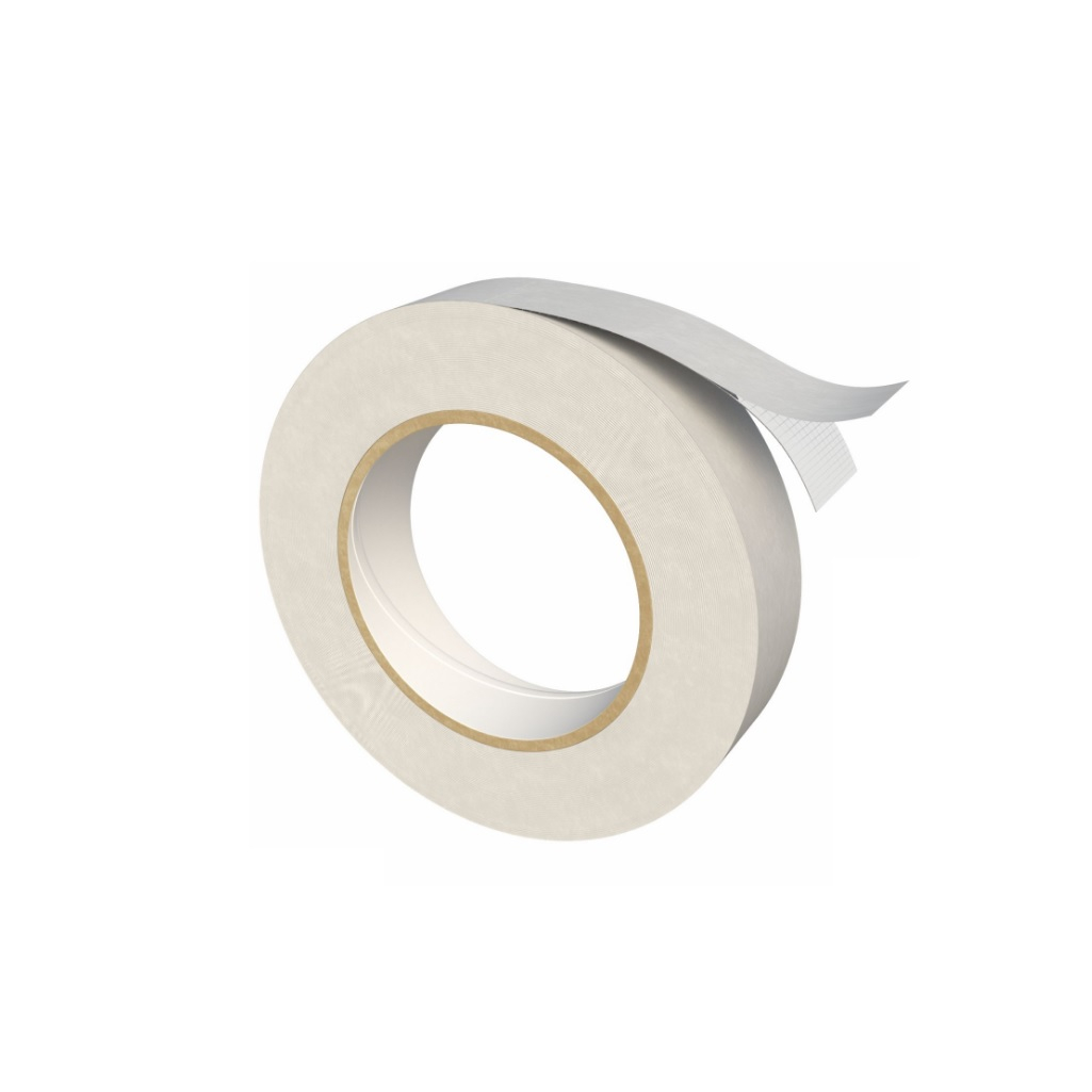 Соединительная лента усиленная, клейкая, двусторонняя, Изоспан KL+, 25х25000 мм