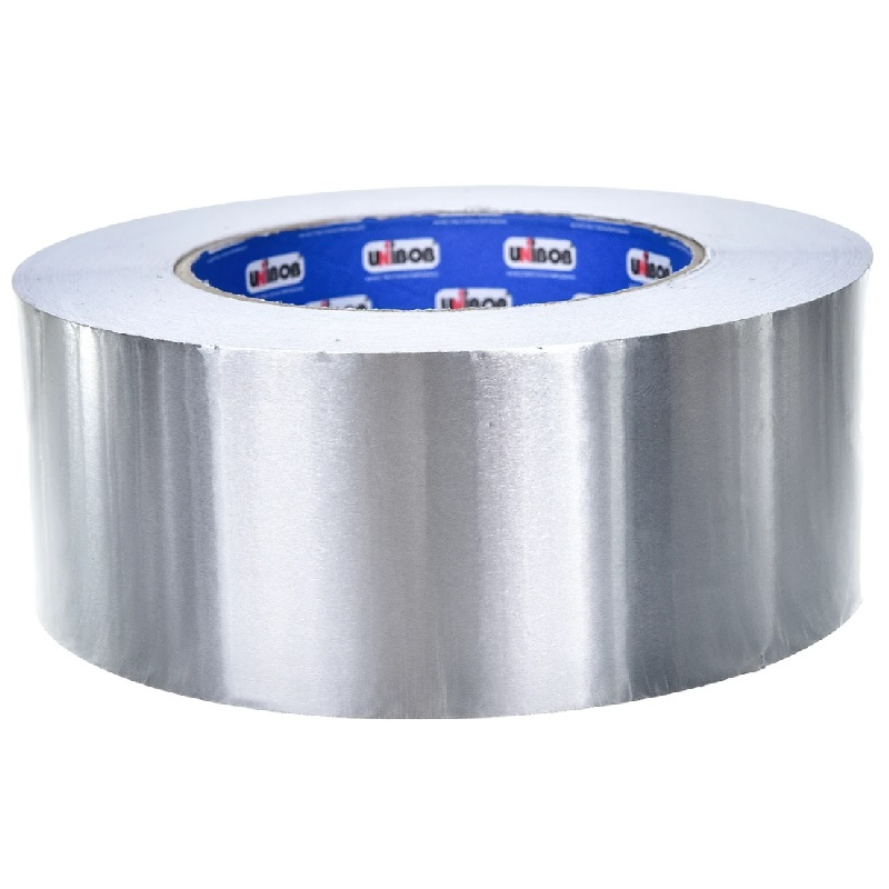 Лента клейкая Unibob алюминиевая 50 мм х 50 м