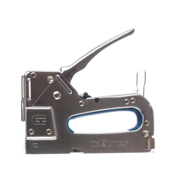 Степлер Сибртех тип 53 4-14 мм мебельный металлический регулируемый 40101