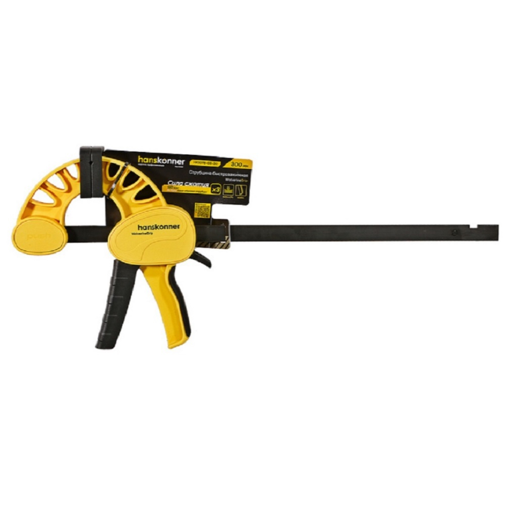 Струбцина быстрозажимная Hanskonner HK1078-08-30, 180-200 кгс, 300 мм