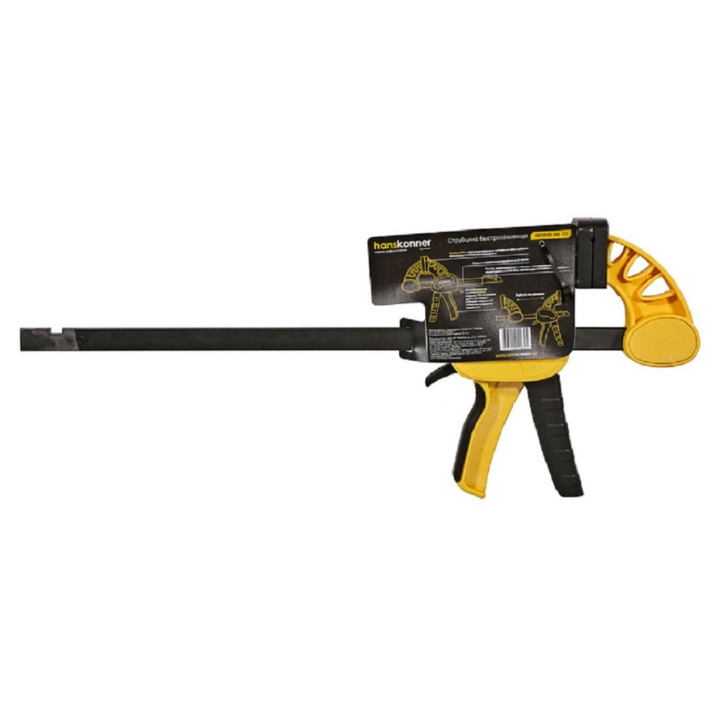 Струбцина быстрозажимная Hanskonner HK1078-08-30, 180-200 кгс, 300 мм