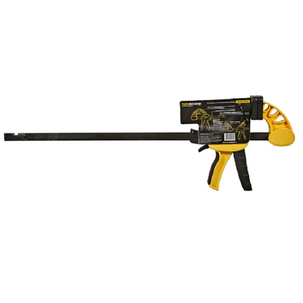 Струбцина быстрозажимная Hanskonner HK1078-08-45, 180-200 кгс, 450 мм