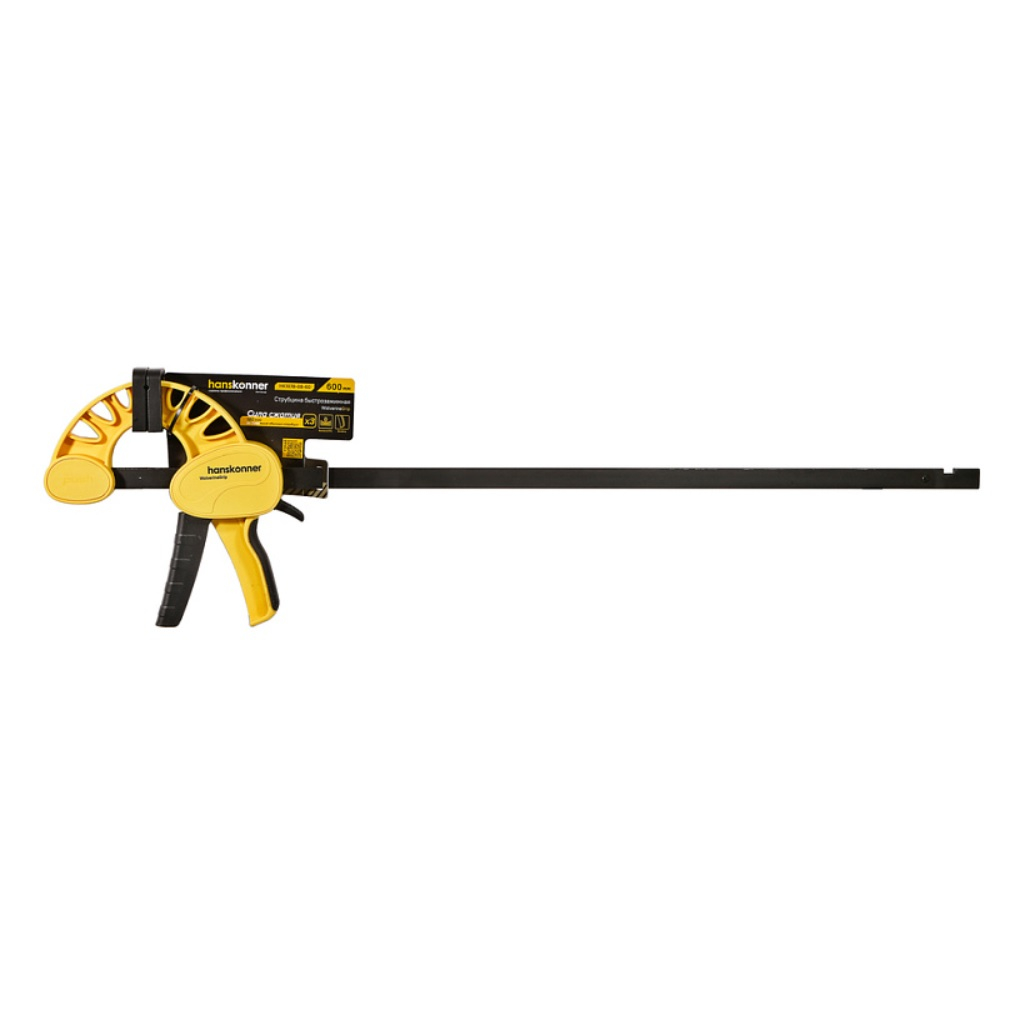 Струбцина быстрозажимная Hanskonner HK1078-08-60, 180-200 кгс, 600 мм