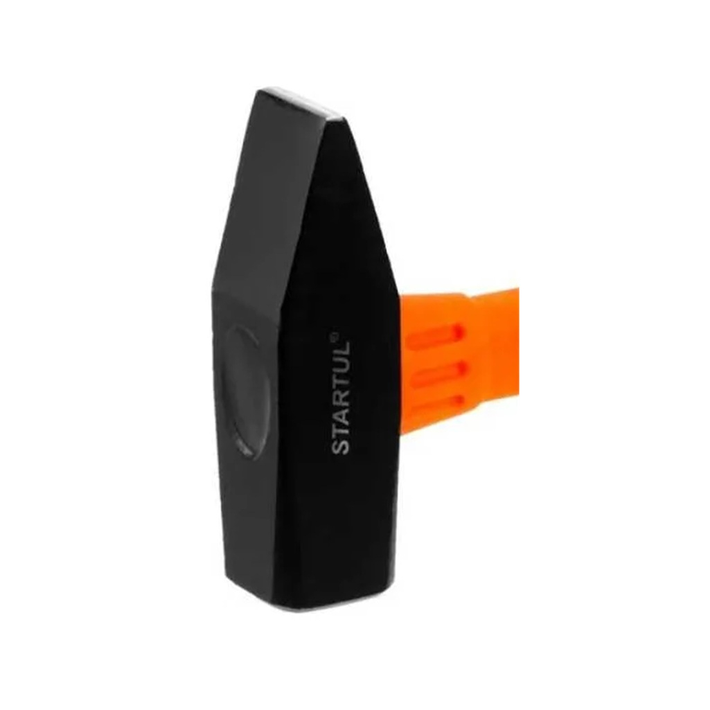 Молоток с фиберглассовой рукояткой Startul ST2003-10 квадратный боек, 1 кг