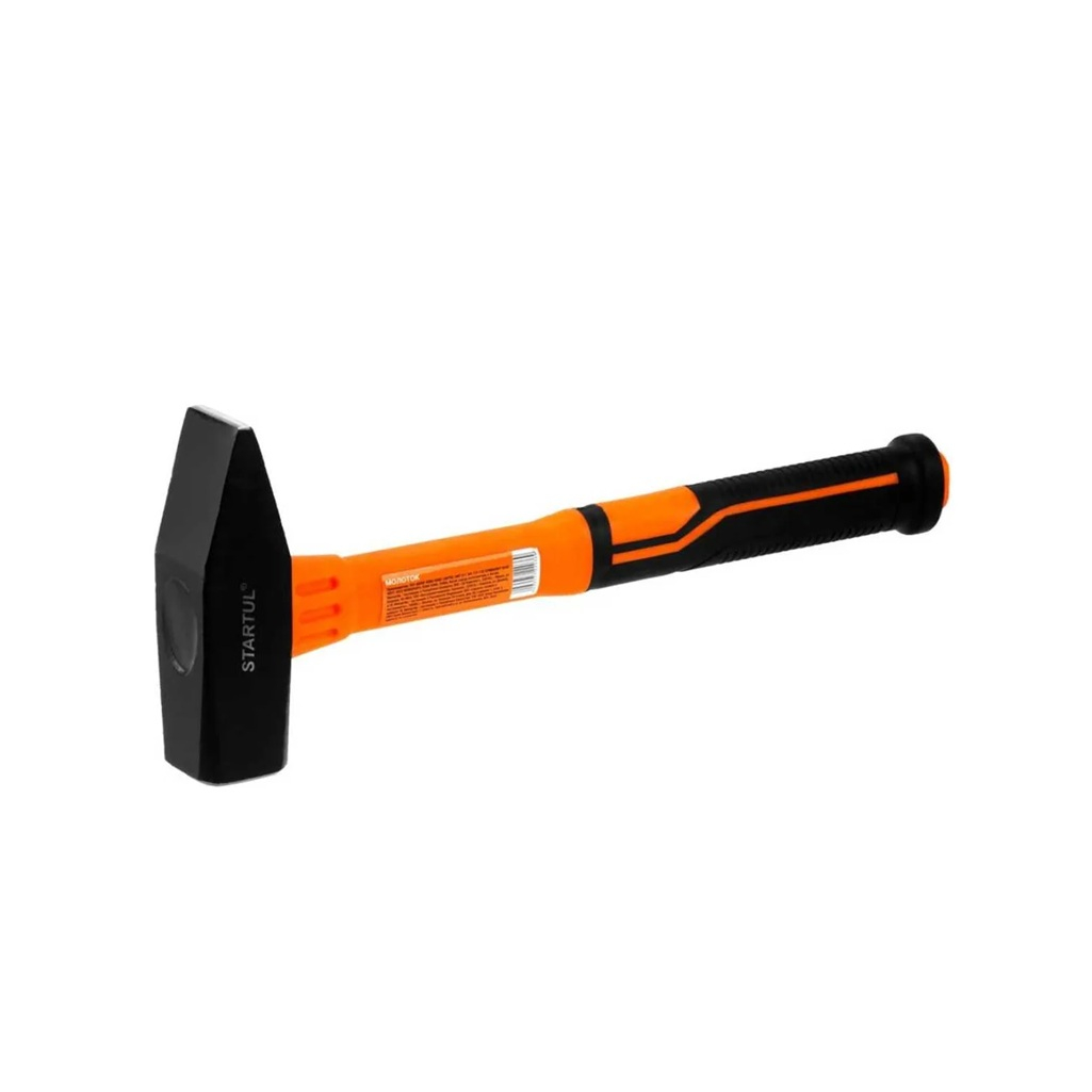 Молоток с фиберглассовой рукояткой Startul ST2003-15 квадратный боек 1.5 кг