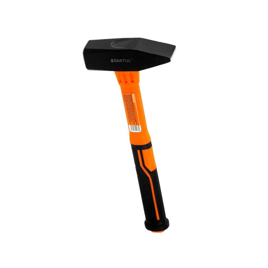 Молоток с фиберглассовой рукояткой Startul ST2003-20 квадратный боек, 2 кг