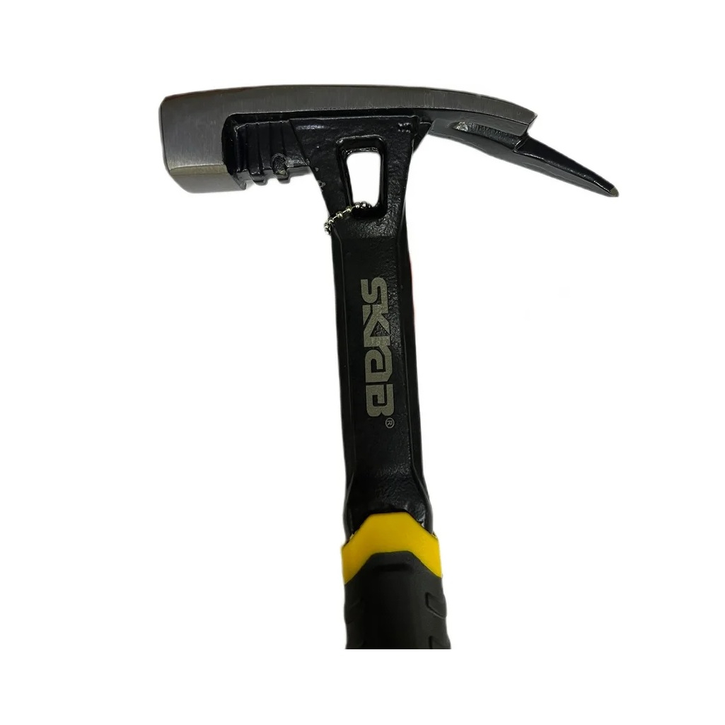 Молоток кровельный Skrab 20017 с двухкомпонентной рукояткой, квадратный боек, 600 г 