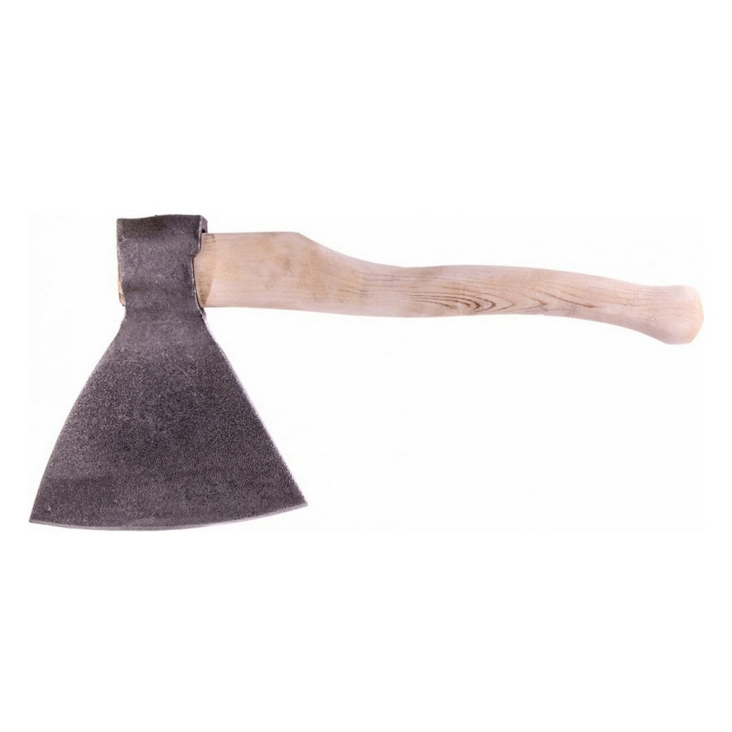 Топор-колун кованый мясорубный 21682, с деревянной рукояткой