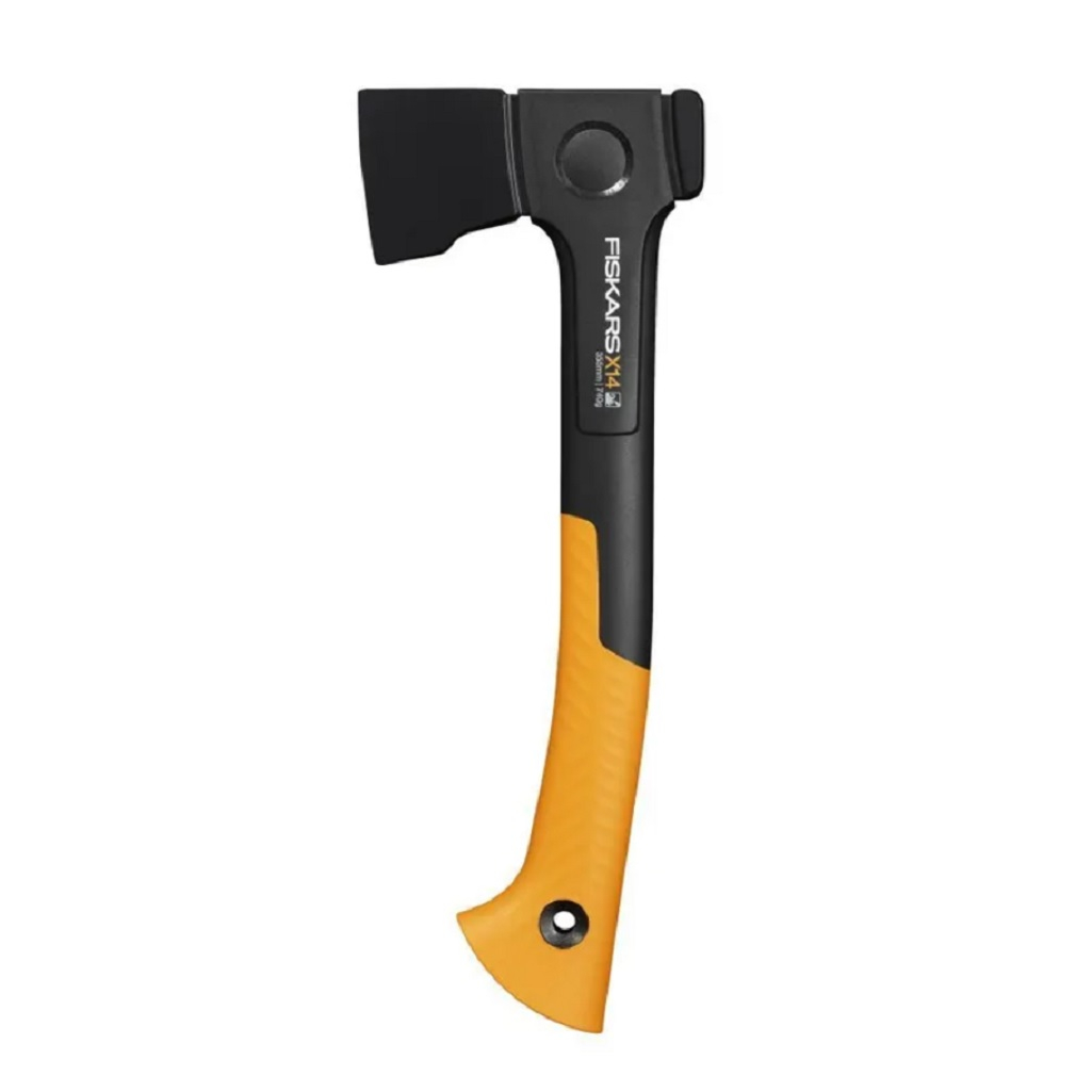 Топор универсальный Fiskars X14 кованый, столярно-плотницкий, нескользящее покрытие