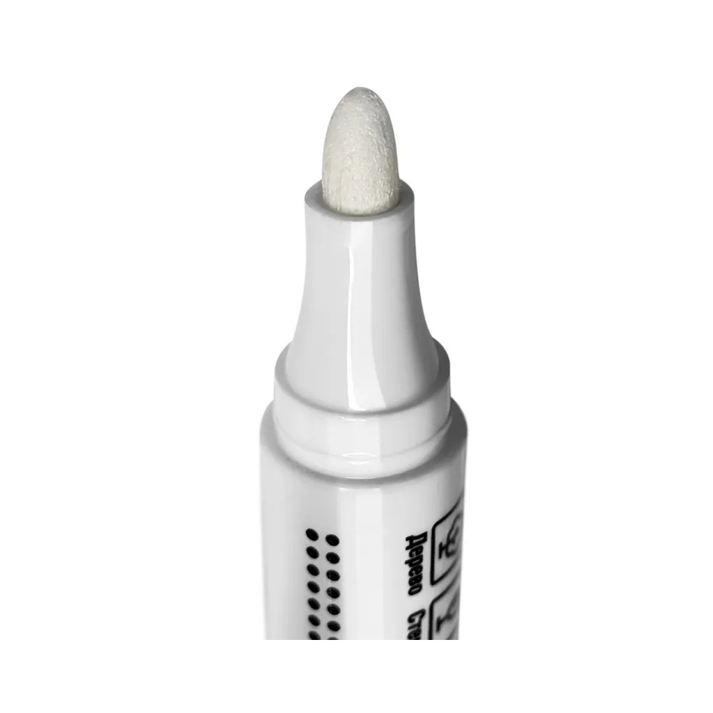 Маркер перманентный Lekon Extra White 1.5 мм, пластик, белый