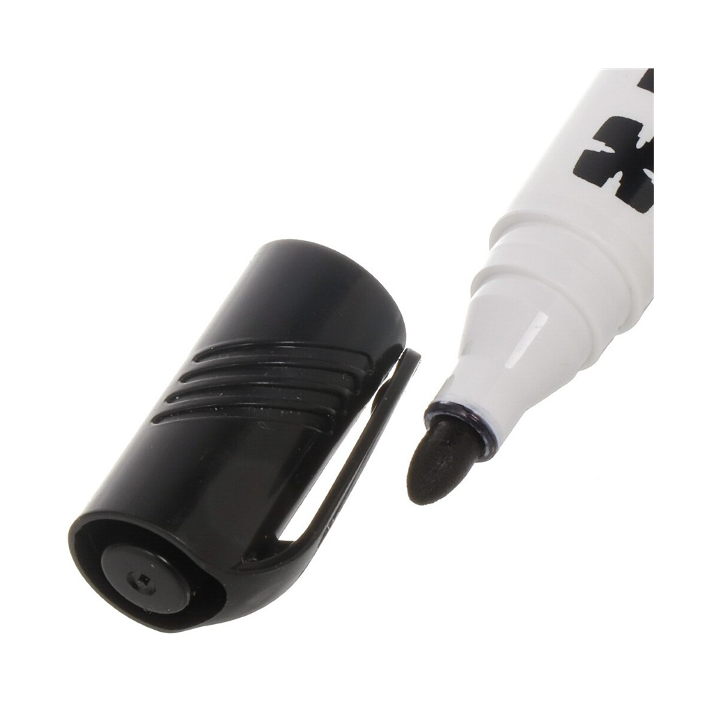 Маркер перманентный Lekon Logistic 3 мм, быстросохнущий, черный