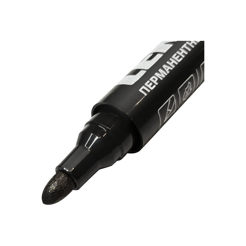 Маркер перманентный Lekon Logistic 3 мм, быстросохнущий, черный