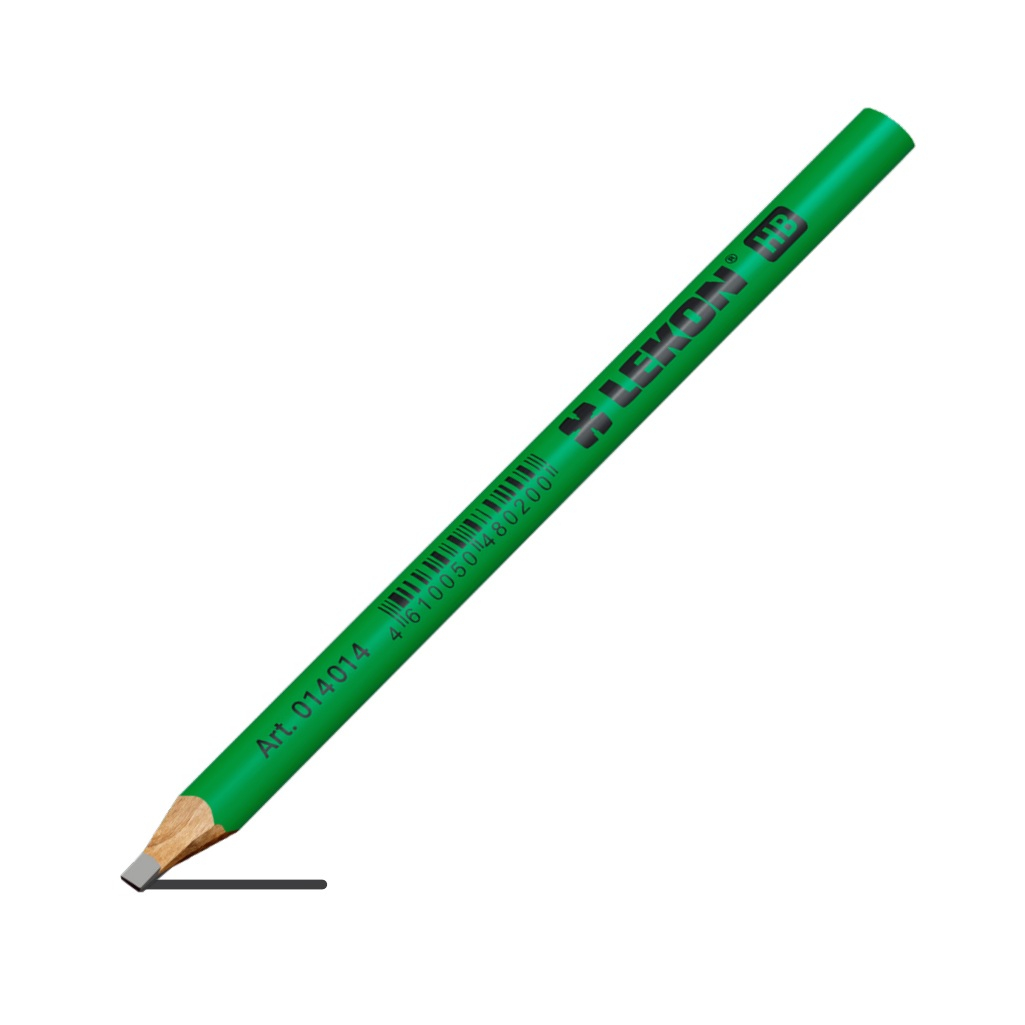 Карандаш строительный Lekon 014014 овальный, зеленый, 175 мм