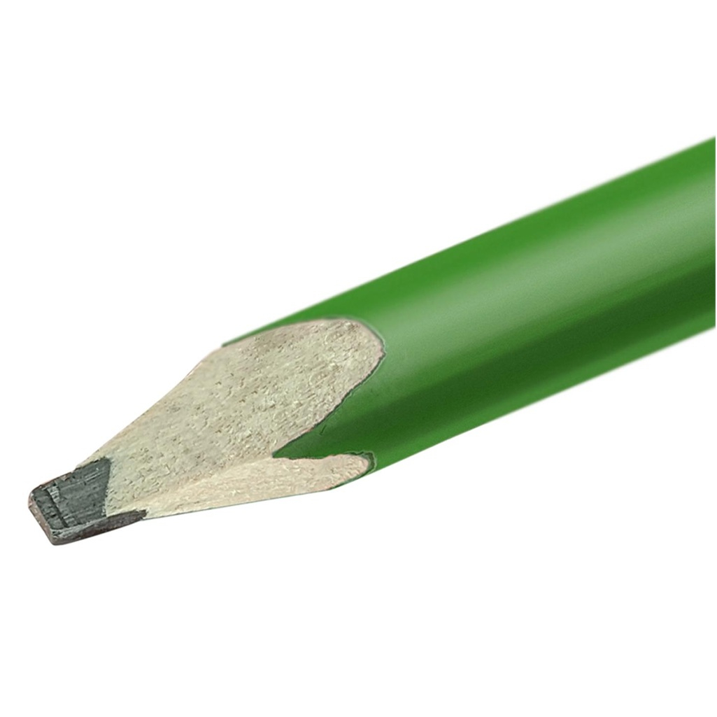 Карандаш строительный Lekon 014014 овальный, зеленый, 175 мм