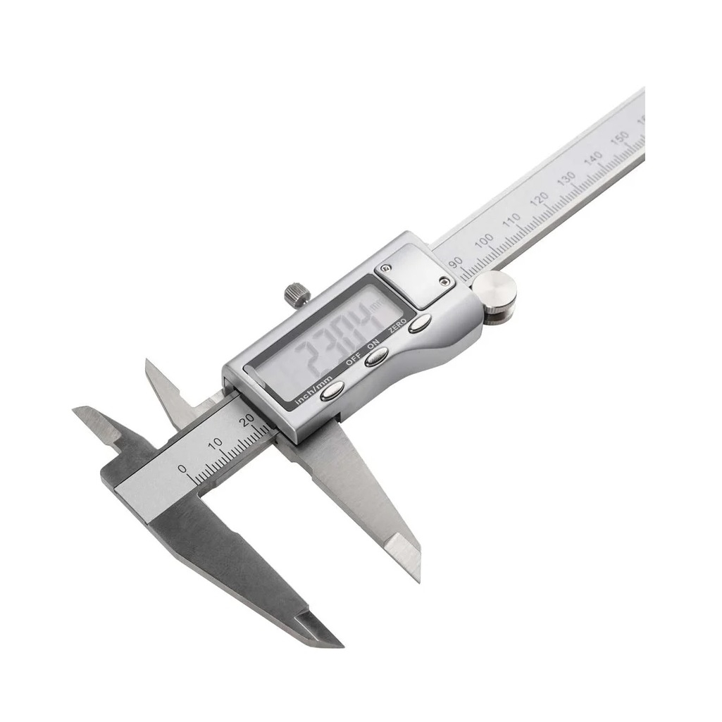 Штангенциркуль электронный AMO SLE-200 цифровой с измерением внутреннего диаметра