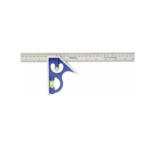 Угольник Workpro столярный с уровнем 300 мм WP264002