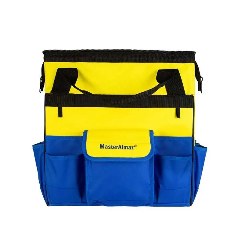 Сумка для инструментов Мастер Алмаз Worker Pro large 600D, 17 отделений