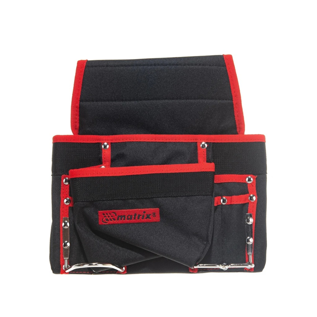 Подсумок поясной Matrix 90242, 8 карманов, держатель для молотка, для клещей