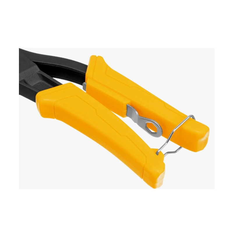 Заклепочник ручной Denzel 255 мм, литой, усиленный, заклепки 2.4-3.2-4.0-4.8 мм 40441