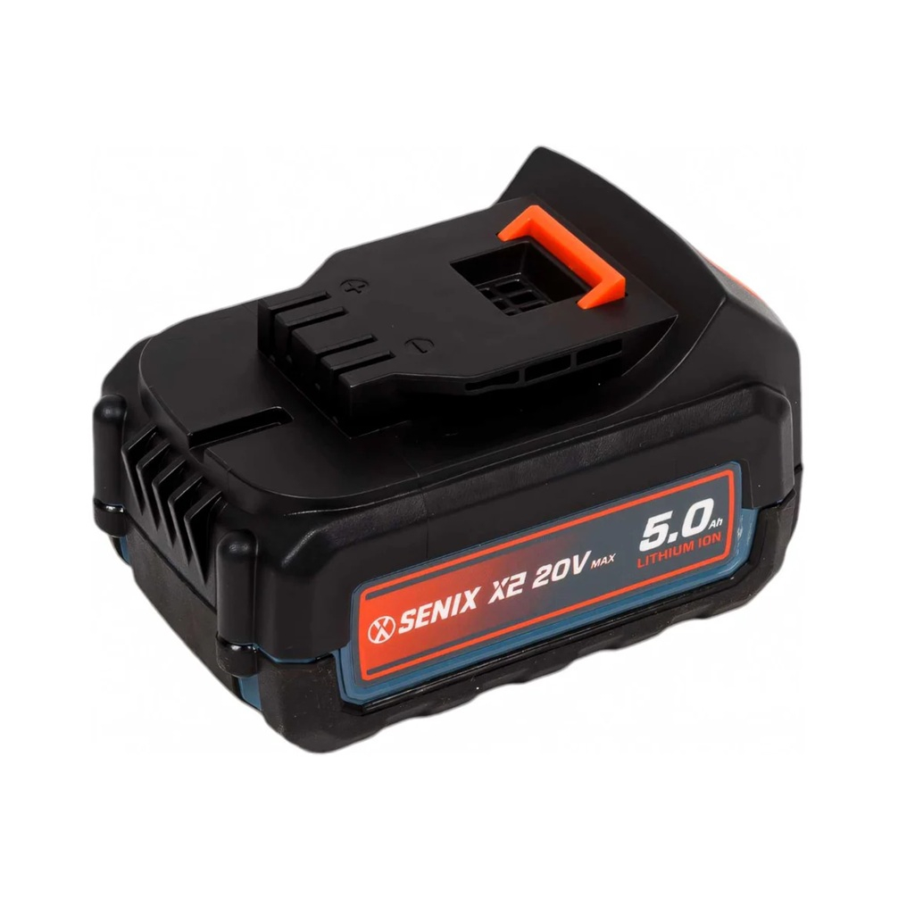 Аккумулятор для инструмента Senix B50X2, Li-ion, 20 В, 5.0 Ah, слайдер