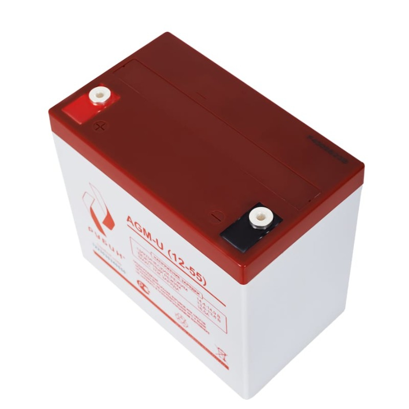 Аккумуляторная батарея Рубин, 12V, 55Ah, AGM