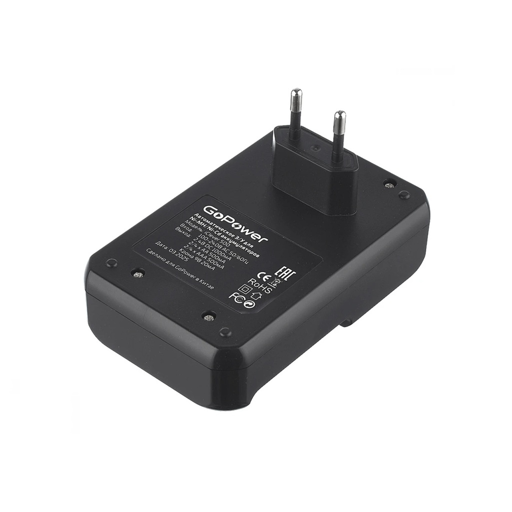 Устройство зарядное GoPower iClever 500 для аккумуляторов AA/AAA/Крона 4 слота