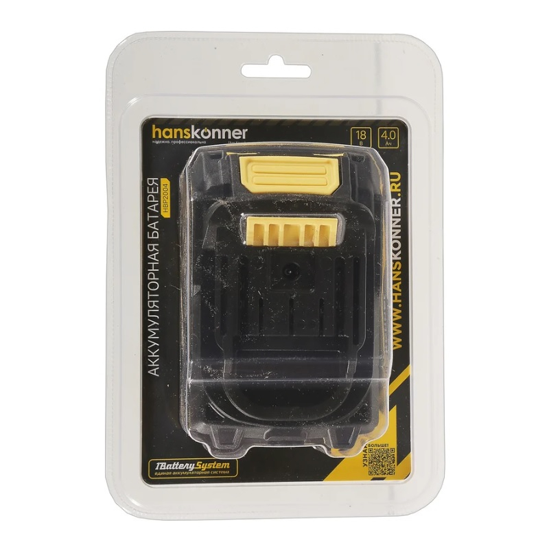 Аккумулятор Hanskonner HBP2004 Platinum, 18 Вх4,0 Ah