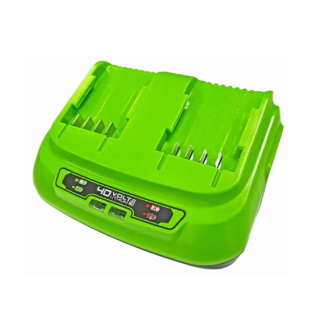Устройство зарядное двухпортовое Greenworks G40UC8 Для аккумуляторного инструмента и садовой техники