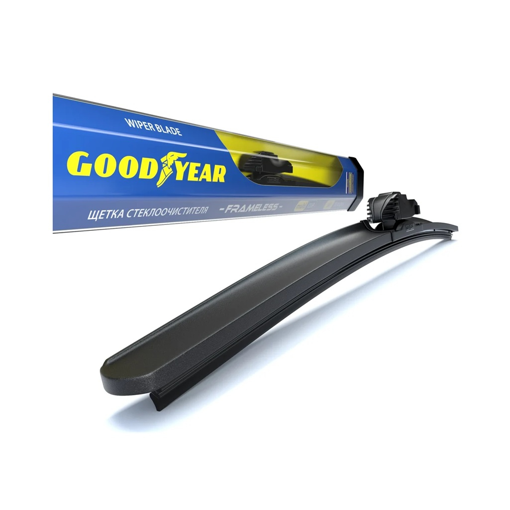 Щетка стеклоочистителя Goodyear Frameless MultiClip GY000416, бескаркасная, всесезонная, 41 см