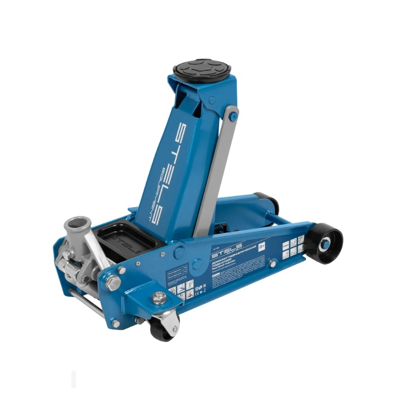 Домкрат STELS гидравлический подкатной 3т 120-450мм 51139